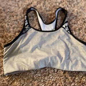 Large grey/black Victoria secret pink sports bra